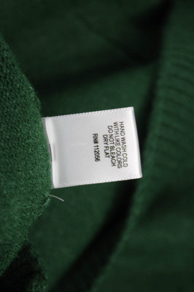 Zenana Outfitters Women Green Pullover Sweater Long Sleeve Size S