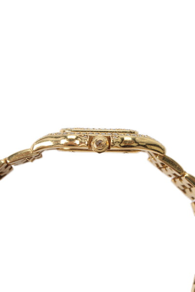 Cartier Womens Panthere Diamond Watch 18k Yellow Gold Quartz 70g
