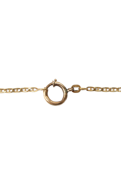 Balestra Womens Vintage 18K Y Gold Multigemstone Necklace 20.5" 9.7g