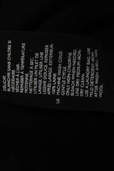 COS Women Sweater Dress Black Wool Crew Neck Long Sleeve Size XS
