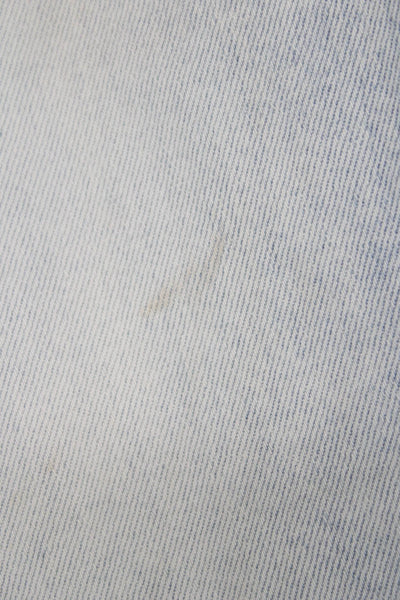 Pistola Womens Wide-Leg Jeans Blue High Rise Cotton Petite Size 24