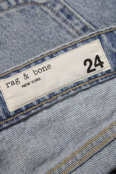 Rag & Bone Womens Straight Jeans Blue Size 24