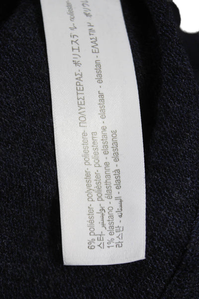 Massimo Dutti Womens Shirt Dress Blue Button Long Sleeve Midi Viscose Size S