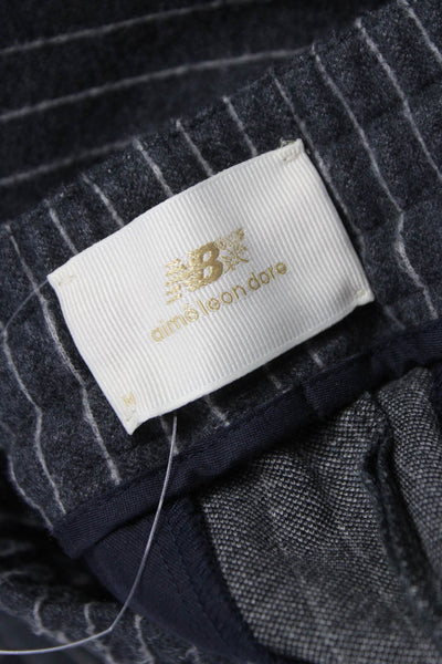 Aime Leon Dore Mens Gray Striped Dress Pants Size M