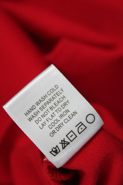 Lovers + Friends Womens Red Straight Pencil Skirt Pull On 60% Viscose Size XS
