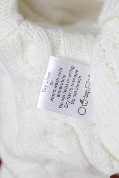 Majorelle Womens White Sweetheart Neck Pullover Sweater Size XS