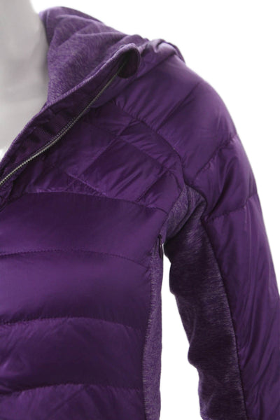 Lululemon Womens Basic Jacket Purple Polyester Zip Long Sleeve Size XS