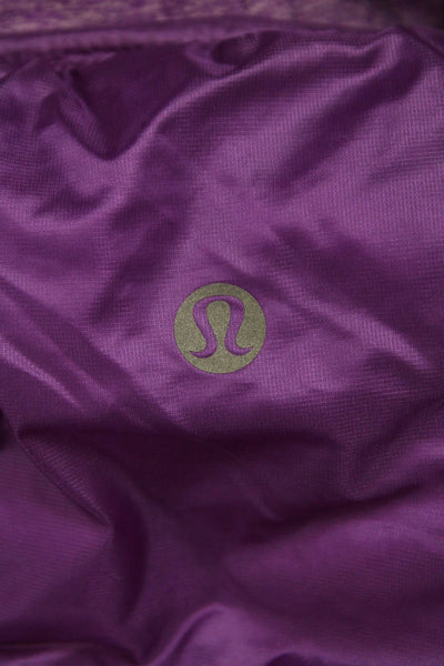 Lululemon Womens Basic Jacket Purple Polyester Zip Long Sleeve Size XS