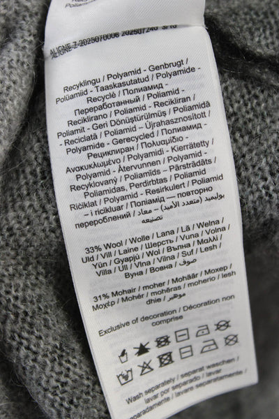 Aligne Womens Gray Collared Sweater Vest Size 0