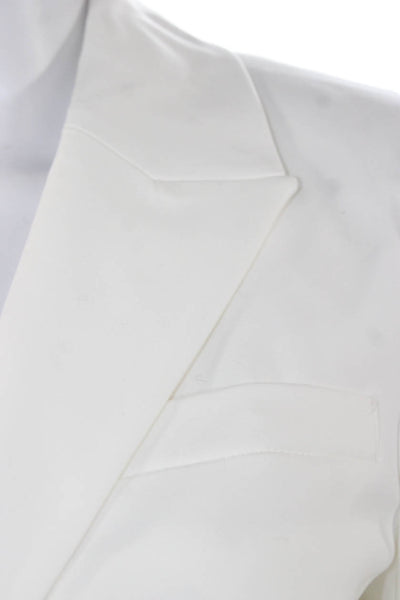 Ramy Brook Womens Blazer White Button Long Sleeve Size 0