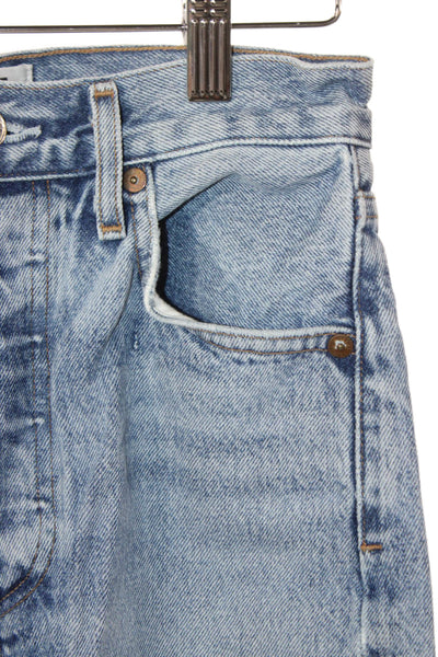 Agolde Womens Jeans Straight Mid Rise Blue Size 23