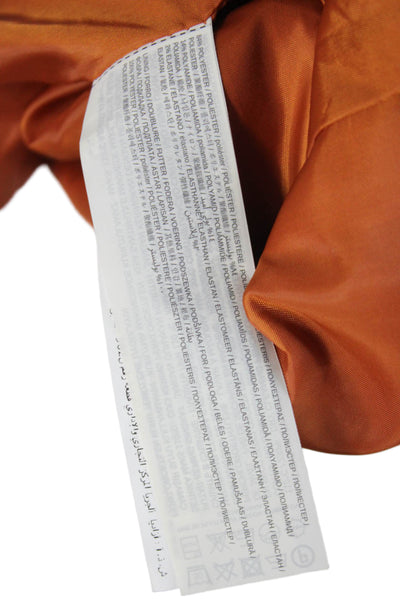 MNG Women Basic Jacket Orange Button Long Sleeve Size XS