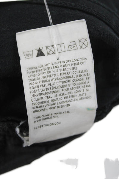 ACNE Studios Womens Skinny Black High Rise Jeans Size 23