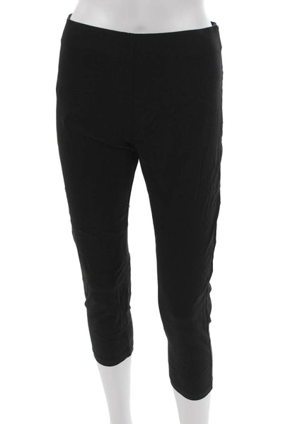 MNG Womens Cropped Black Leggings Size S