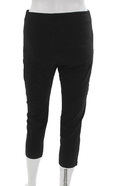 MNG Womens Cropped Black Leggings Size S
