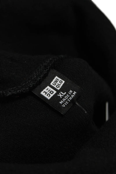 Uniqlo Women Black Acrylic Turtleneck Long Sleeve Basic T-Shirt Size XL