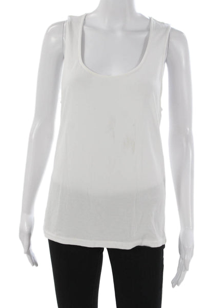Rag & Bone Women Basic Scoop Neck Tank White Modal Size XL