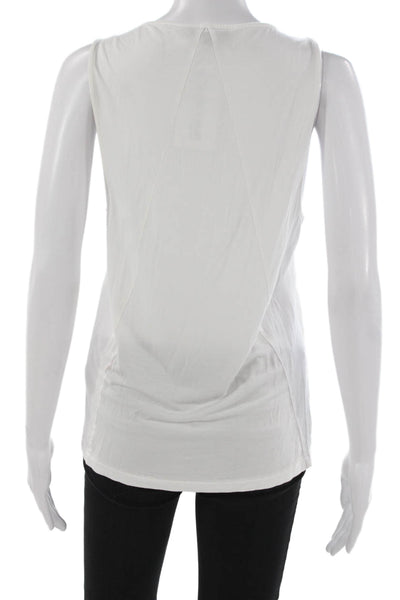 Rag & Bone Women Basic Scoop Neck Tank White Modal Size XL
