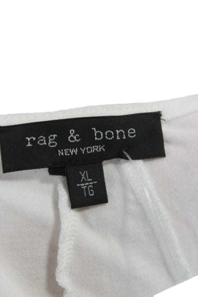 Rag & Bone Women Basic Scoop Neck Tank White Modal Size XL