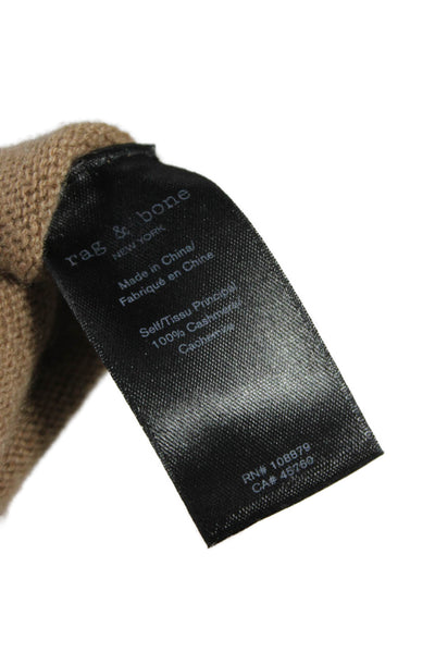 Rag & Bone Women Pullover Sweater 100% Cashmere Crew Neck Beige Size 2XS