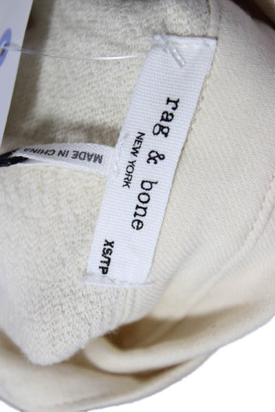 Rag & Bone Women Mini Dress Beige Collared Sleeveless Petite Size XS