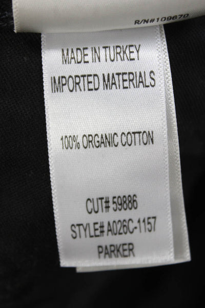 Agolde Women Cut-Off Black Organic Cotton Shorts Size 25
