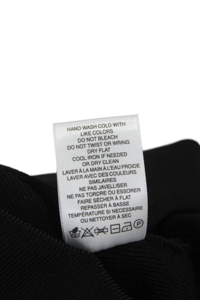 A.L.C. Women One Piece Bodysuit Black V Neck Sleeveless Rayon Blend Size XS