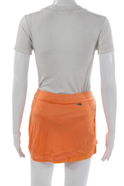 Adidas Womens Mini Skort Orange Polyester Size XS