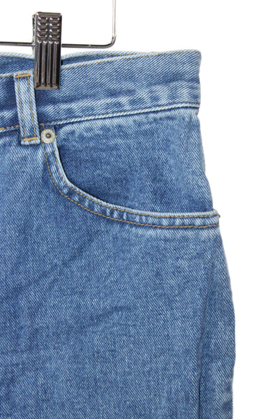 Lauren Jeans Company Womens Straight Jeans Blue Cotton Mid Rise Size 4