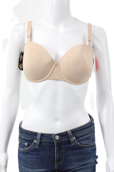 Spanx Women's Adjustable Straps Full Coverage Bra Beige Size 34 D