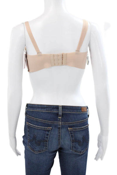 Spanx Women's Adjustable Straps Full Coverage Bra Beige Size 34 D