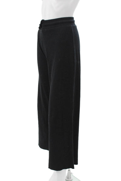 Perfect White Tee Womens Sweatpants Black Drawstring Polyester Size M