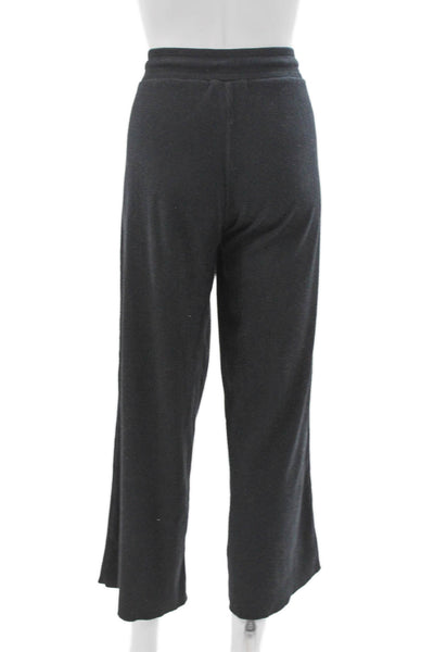 Perfect White Tee Womens Sweatpants Black Drawstring Polyester Size M