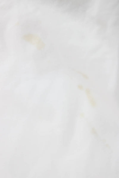 Meme Chose Womens Collared White Cotton Long Sleeve Button-Up Western Size 1