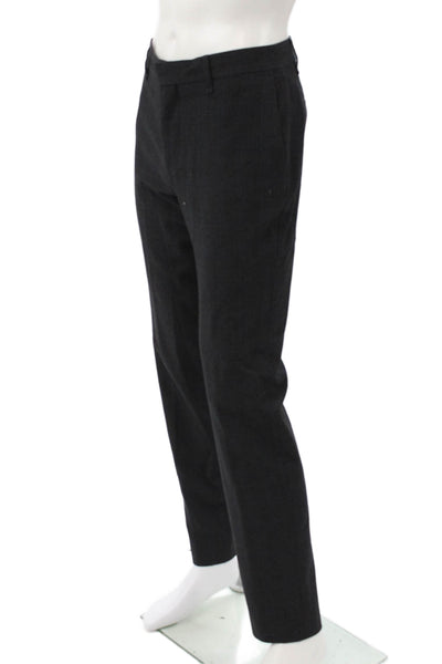 Rag & Bone Mens Gray Wool Dress Pants Zip Inseam 31 Size 32