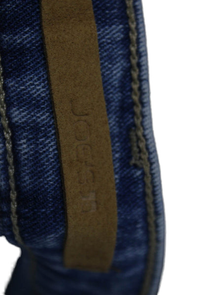 Joes Womens High Waist Wide Leg Jeans Blue Cotton Size 26