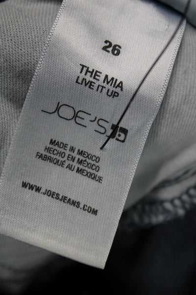 Joes Womens High Waist Wide Leg Jeans Blue Cotton Size 26