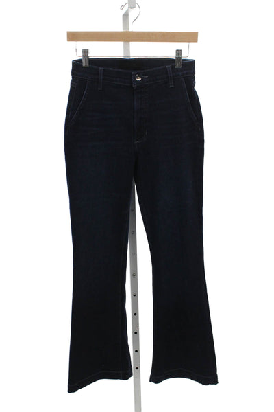 Joes Womens Flared Jeans High Waist Blue Cotton Size 26