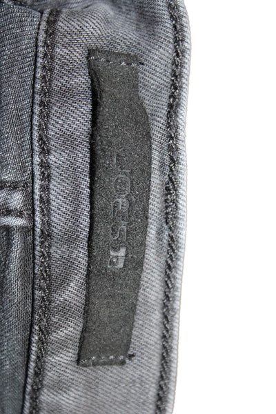 Joes Womens Black High Waist Wide Leg Cotton Jeans Size 26