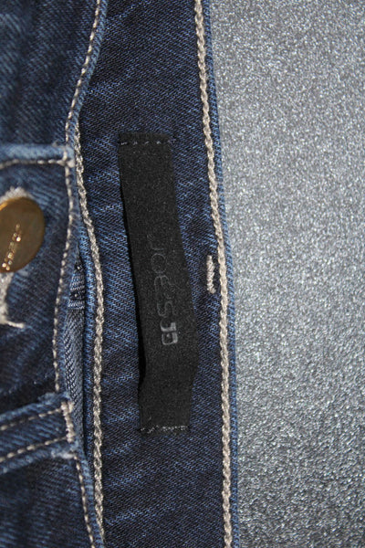 Joes Womens Blue Straight High Waist Cotton Jeans Size 26