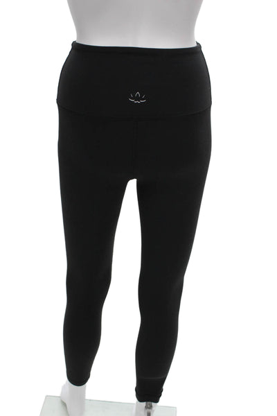 Beyond Yoga Womens Ankle Leggings Black Polyester Pull On Size XS
