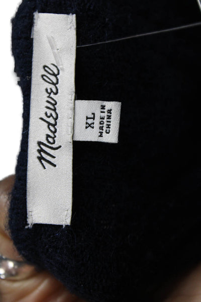 Madewell Womens Blue V-Neck Long Sleeve Solid Cardigan Size XL
