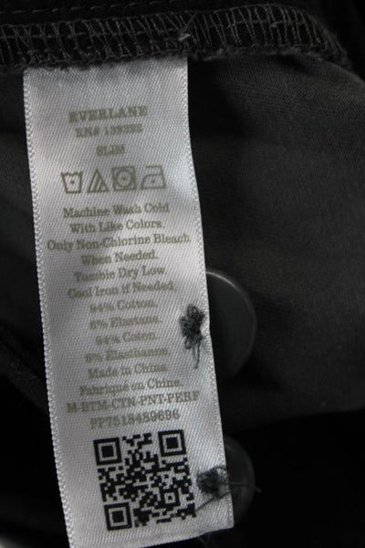 Everlane Mens Chino Pants Gray Button Closure Size 31