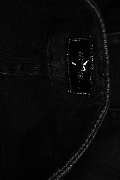 Mother Women Skinny Jeans Black High Rise Cotton Button Inseam 26 Size 28