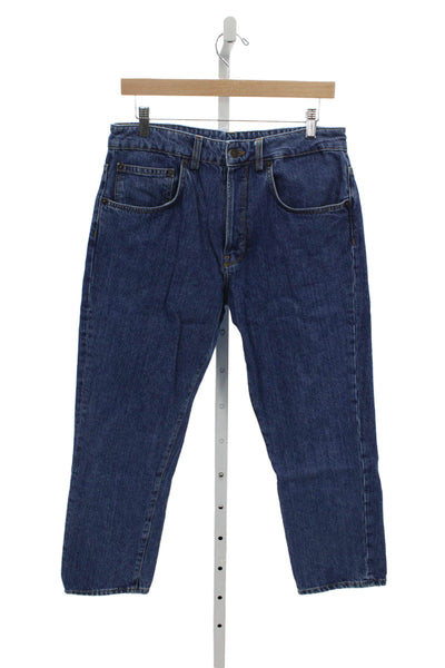 6397 Unisex Adults Tapered Blue Jeans Size 29