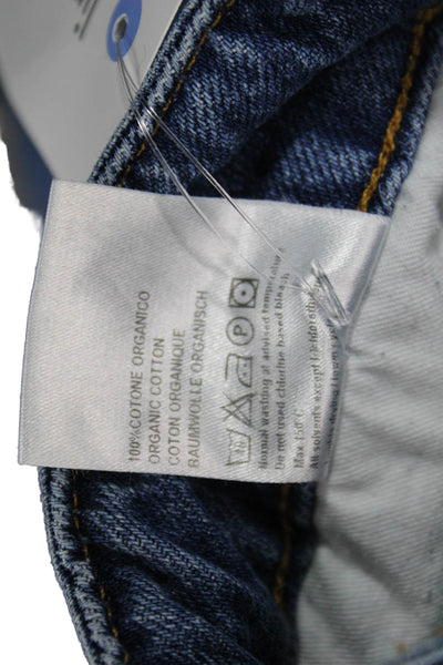 6397 Unisex Adults Tapered Blue Jeans Size 29