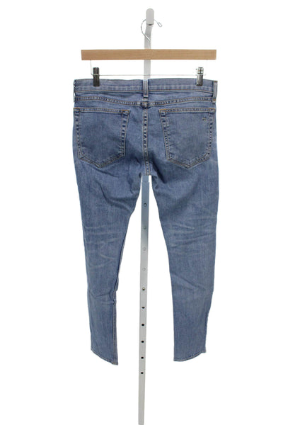 Rag & Bone Womens Skinny Jeans Blue Cotton Blend Size 26