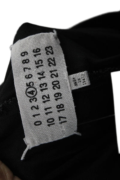 Maison Martin Margiela Women Black Ankle Pants Viscose Size 4
