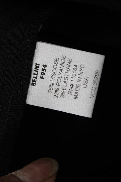 Avenue Montaigne Womens Dress Pants Black Viscose Blend Size 12