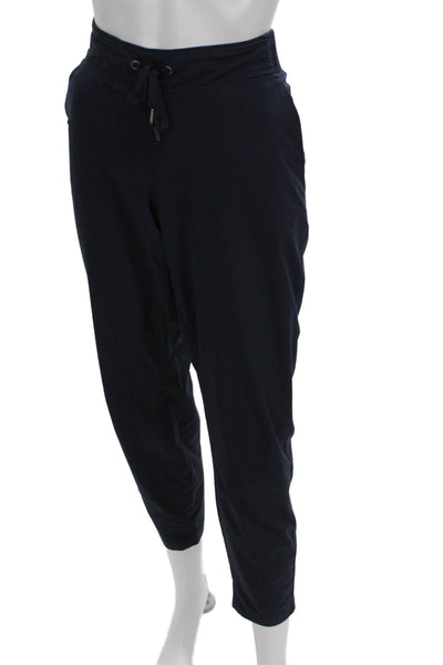 Athleta Womens Blue Jogger Pants Polyester Drawstring Size 8